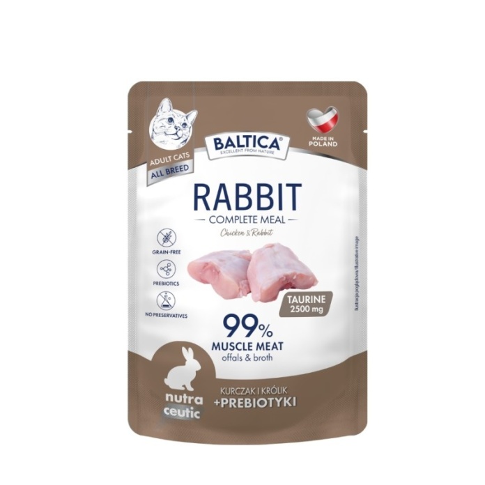 WOW Cat Kawałki wołowiny w sosie 85g